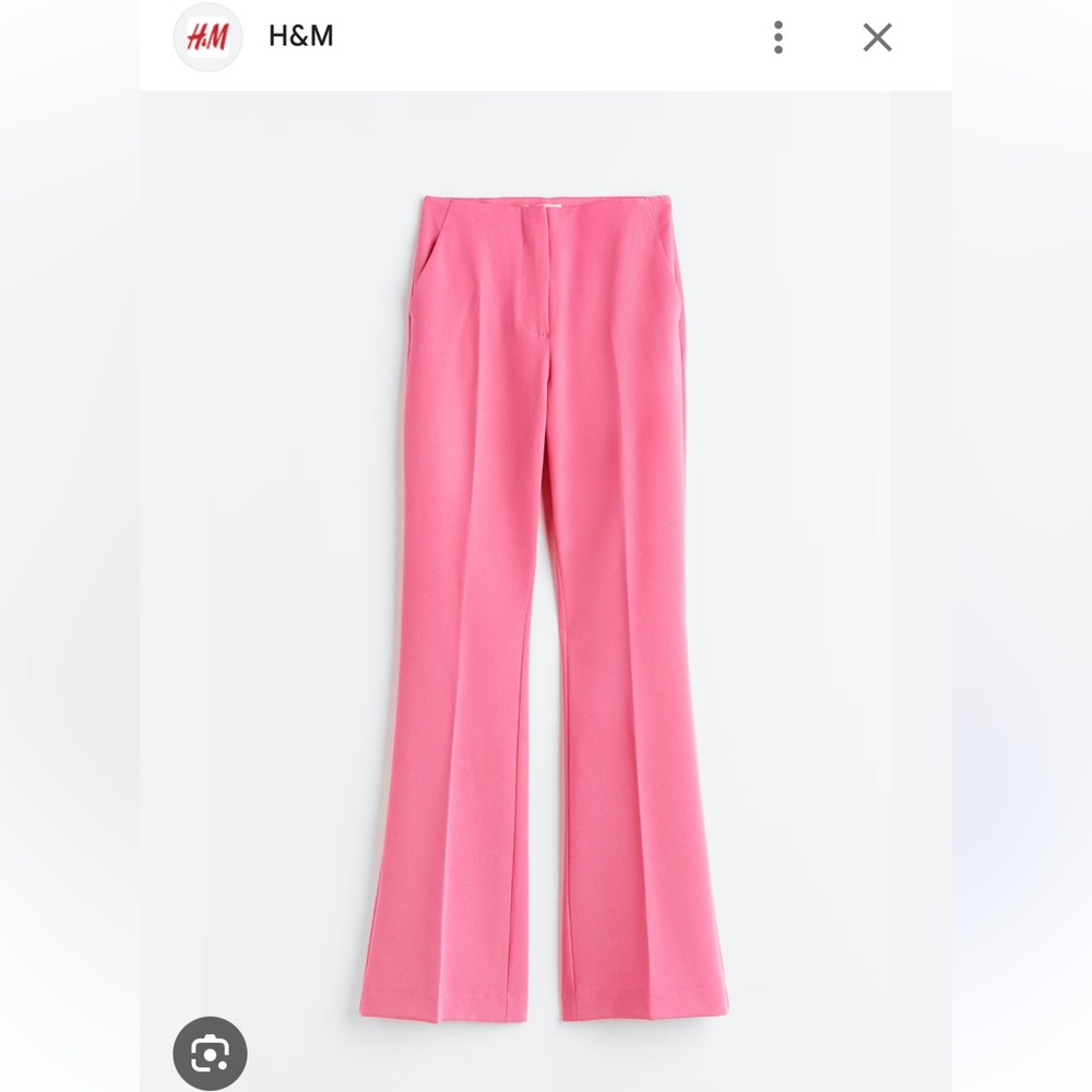 H&M Pink Flare Pants